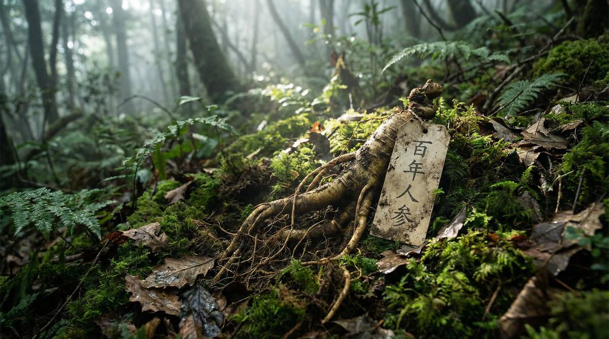 小马拉大车百年人参植物视频